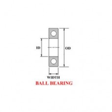 Радиальный шариковый подшипник Nice Ball Bearings (RBC Bearings) 1621NSTNBF18